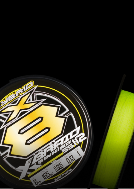 braided fishing line that sinks XBRAID SINKING SS112